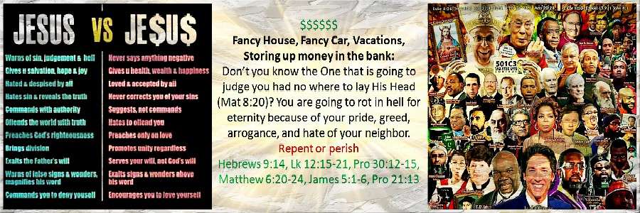 Paid Pastors Rich Hellbound heathen tithe study in the bible
