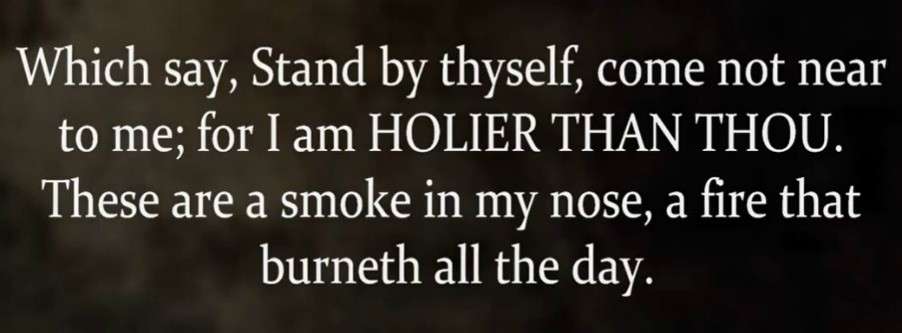holier than thou meaning