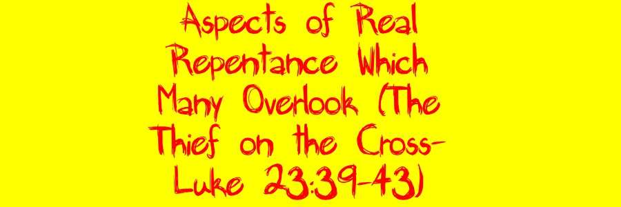 real repentance