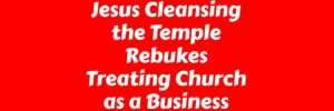 church as a business