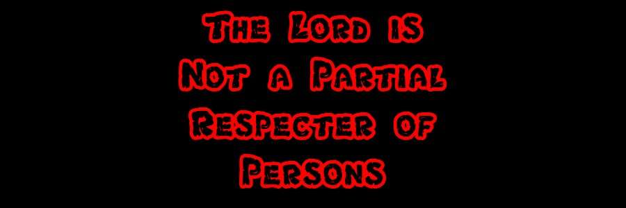 respecter of persons