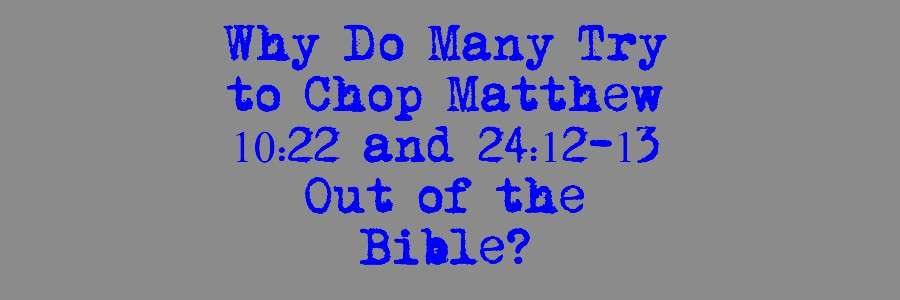 matthew 10:22