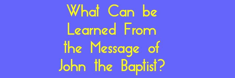 JOHN THE BAPTIST